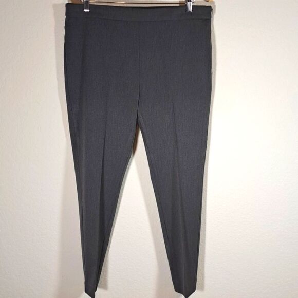 Ann Taylor Women’s. Pants Size 12 Gray Trousers Straight Work Wear Side Zipper - Picture 1 of 11